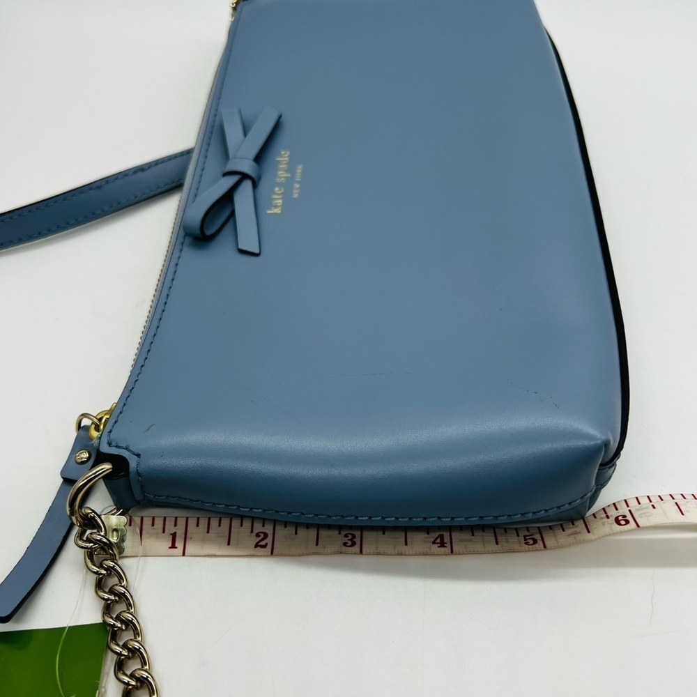 KATE SPADE DECLAN SAWYER STREET CROSSBODY BAG CLOUD COVER BLUE NWT - Picture 7 of 13